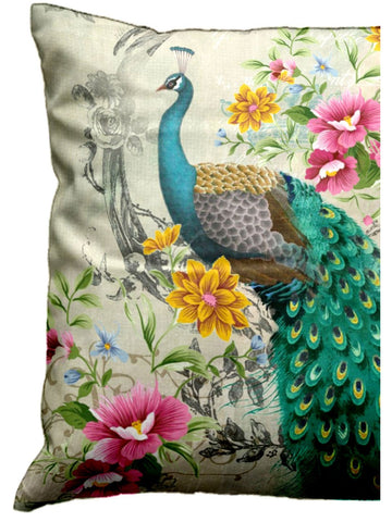 Designer Digital Printed Silky Smooth Cushion Covers <small> (animal print-grey/beige)</small>
