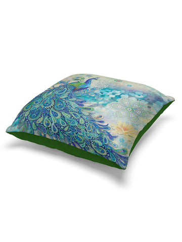 Designer Digital Printed Silky Smooth Cushion Covers <small> (animal print-blue)</small>