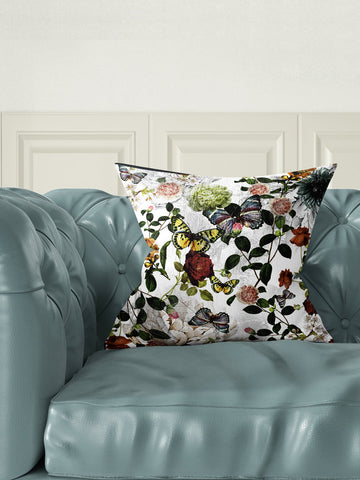 Designer Digital Printed Silky Smooth Cushion Covers <small> (floral-multi)</small>