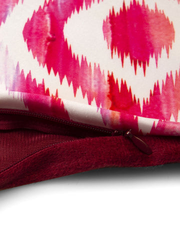 Designer Digital Printed Silky Smooth Cushion Covers <small> (abstract-pink)</small>
