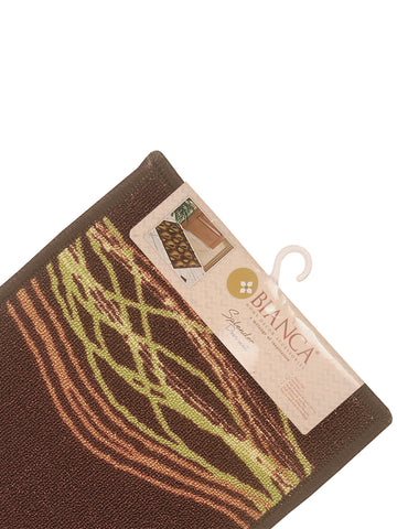 Highly Durable Anti Slip Door Mat <small> (wavi stripes-choco/orange)</small>