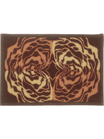 Highly Durable Anti Slip Door Mat <small> (modern way-dk.choco/orange)</small>