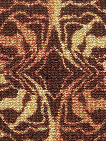 Highly Durable Anti Slip Door Mat <small> (modern way-dk.choco/orange)</small>