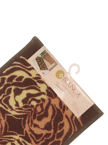 Highly Durable Anti Slip Door Mat <small> (modern way-dk.choco/orange)</small>