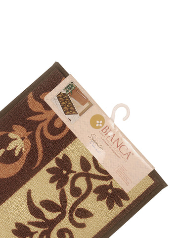 Highly Durable Anti Slip Door Mat <small> (decal style-beige/choco)</small>