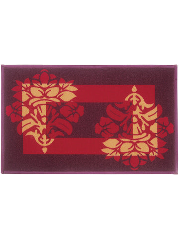 Highly Durable Anti Slip Door Mat <small> (veronica-dk.maroon/red)</small>